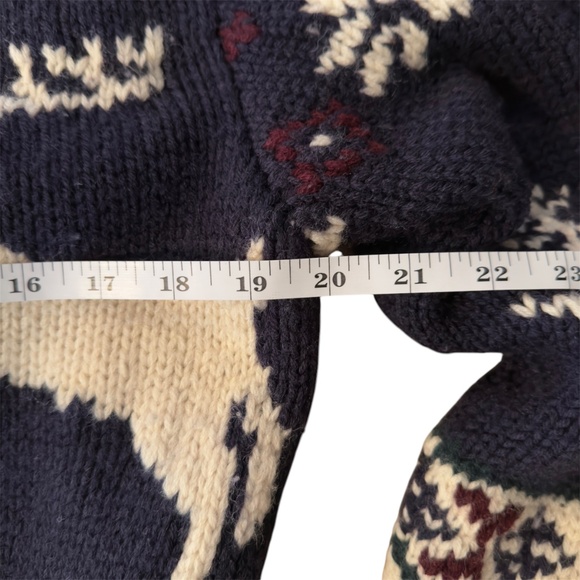 RARE Polo Ralph Lauren Hand-Knit Cardigan – Deer Stag - Picture 8 of 8